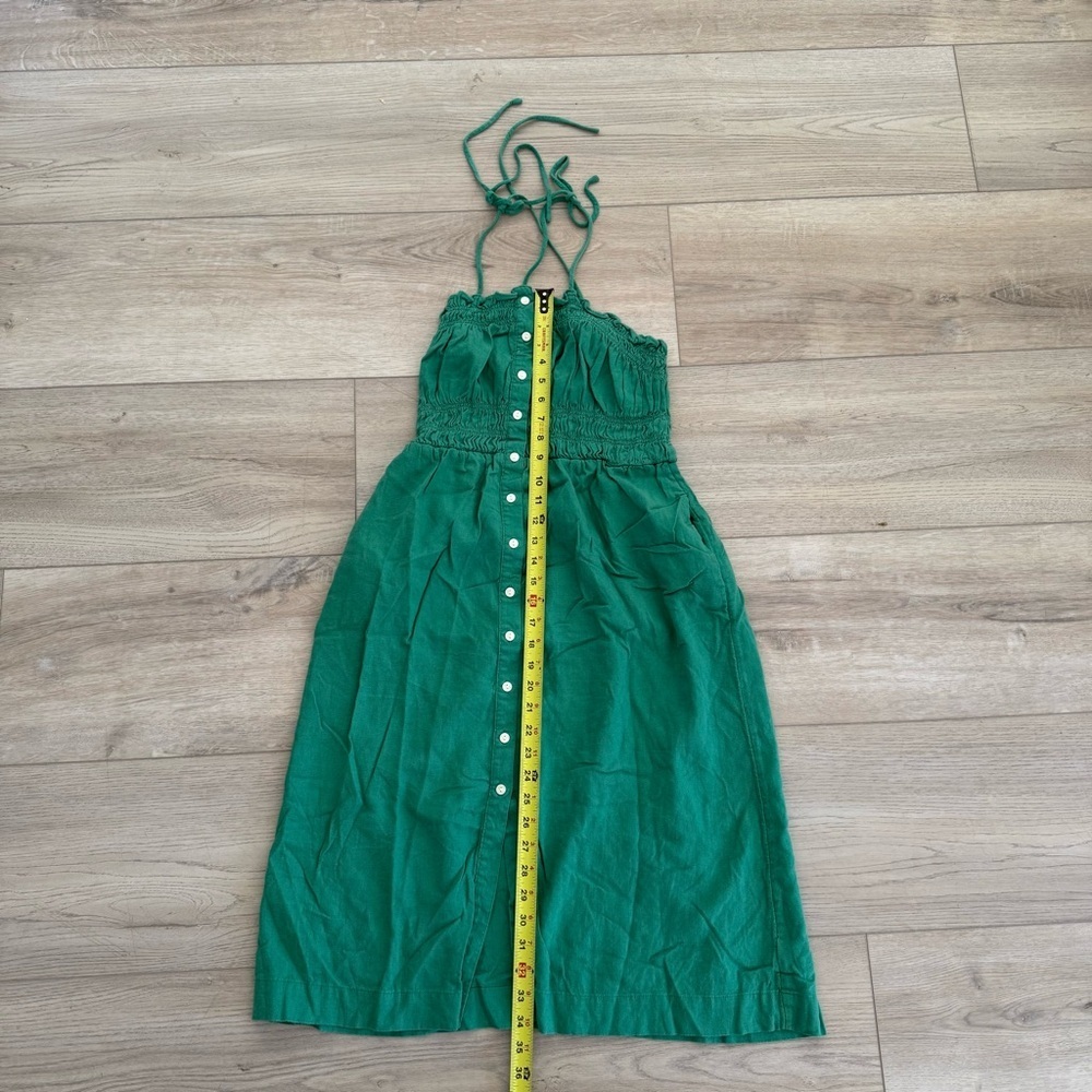 Universal Threads Linen/Rayon Midi Button Cinched… - image 8